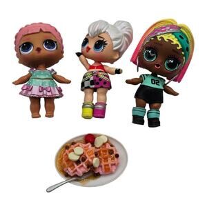 LOL Surprise Doll ICE SK8ER Skater Big Sister Series 2 RETIRED Lot of 3 Dolls